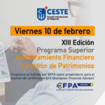 XIII Edición Programa Superior Asesoramiento Financiero y Gestión de Patrimonios