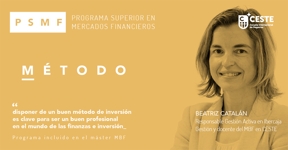 Beatriz Catalán, docente del Programa Superior de Mercados Financieros