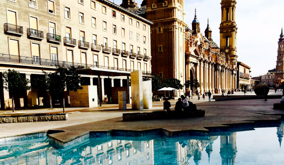 Plaza del Pilar. Zaragoza 2001.