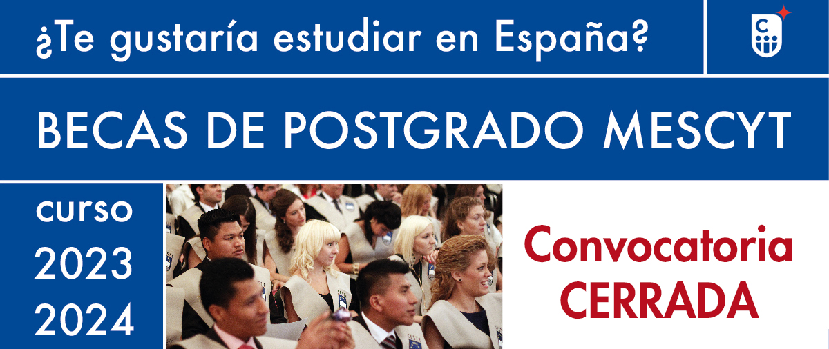 BECAS INTERNACIONALES DE POSTGRADO MESCYT 20232024 CERRADA CESTE