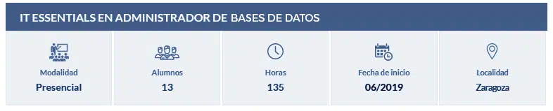 IT Essentials en Administrador de bases de datos